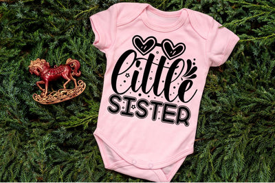 Little sister, baby SVG SVG DESIGNISTIC 