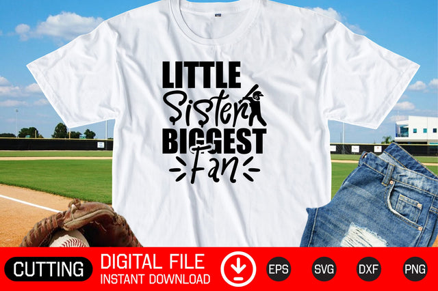 Little Sister Biggest Fan SVG cut files SVG CraftlabSvg29 