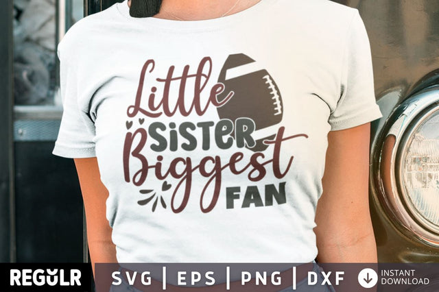 Little sister biggest fan SVG SVG Regulrcrative 