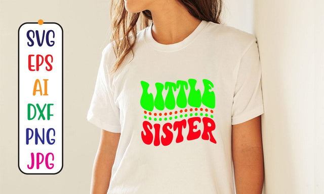 Little Sister Retro SVG SVG Syaman 