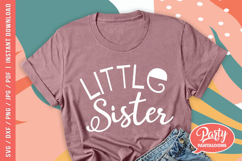 LITTLE SISTER | siblings, little sister SVG SVG Partypantaloons 