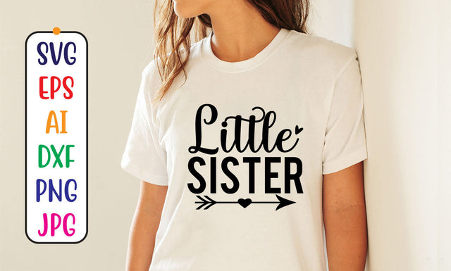 Little Sister SVG Cut File SVG Syaman 