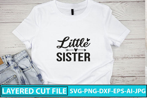 Little Sister SVG Cut File SVG Syaman 