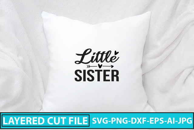 Little Sister SVG Cut File SVG Syaman 