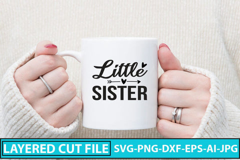 Little Sister SVG Cut File SVG Syaman 