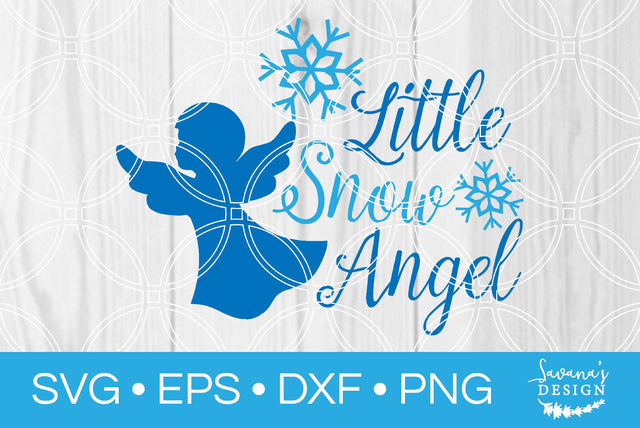 Little Snow Angel SVG SavanasDesign 