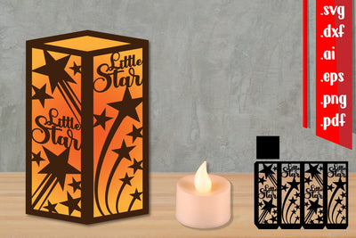 Little Star Lantern 2 Svg SVG zafrans studio 