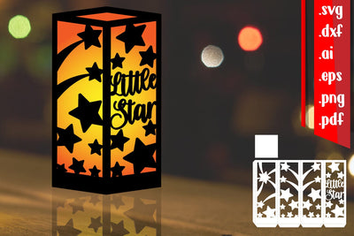 Little Star Lantern Svg SVG zafrans studio 