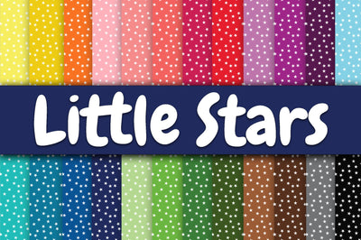 Little Stars Digital Paper Sublimation Old Market 