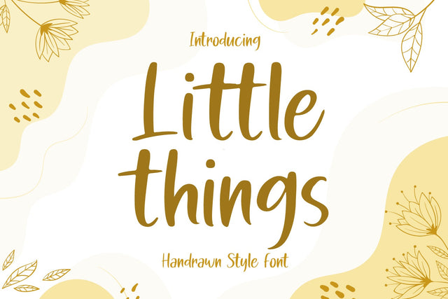 Little Things Font Font Fauz 