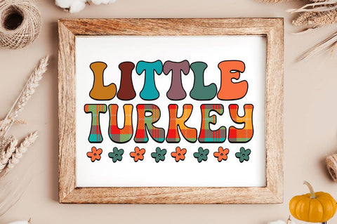 Little turkey Sublimation PNG, Thanksgiving Sublimation Design Sublimation Regulrcrative 