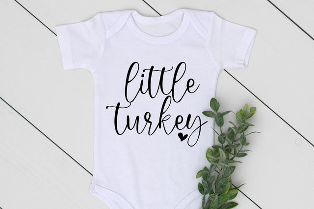 Little Turkey Svg, Png, Dxf, Thanksgiving File SVG RedFoxDesignsUS 