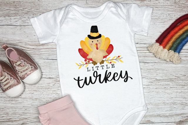 Little Turkey Thanksgiving Sublimation, Fall Autumn Clipart Sublimation dapiyupi store 