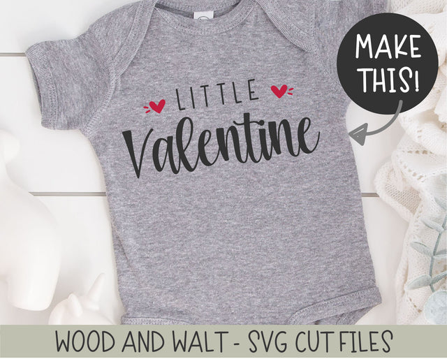 Little Valentine SVG | Kids Valentine's Day Cut File SVG Wood And Walt 