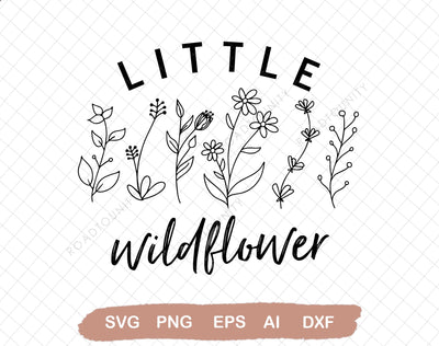 Little Wild Flower Svg file, EPS file PNG file JPG file, Instant Digital Download, Cricut Cut File, Svg File for Cricut, Cuttable File SVG DiamondDesign 