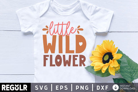 little wild flower SVG SVG Regulrcrative 