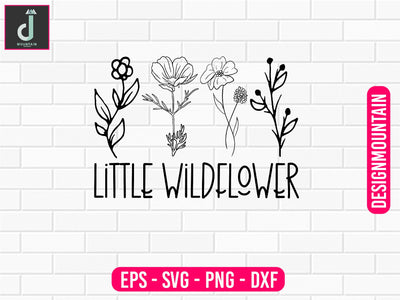 Little wildflower svg design SVG Alihossainbd 