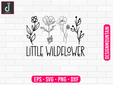 Little wildflower svg design SVG Alihossainbd 