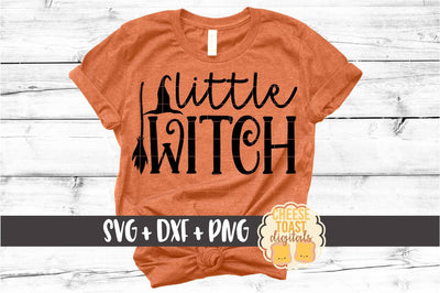 Little Witch - Halloween SVG PNG DXF Cut Files SVG Cheese Toast Digitals 