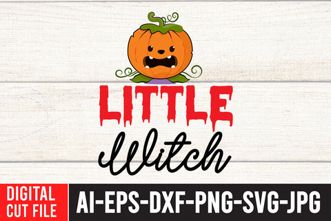 Little Witch SVG Cut File SVG BlackCatsMedia 