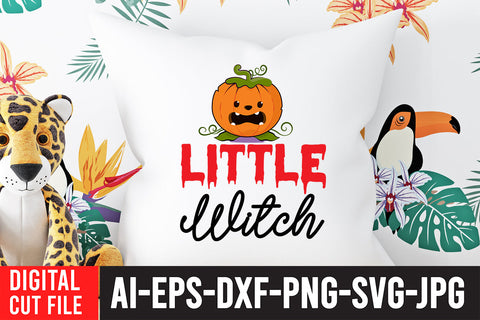 Little Witch SVG Cut File SVG BlackCatsMedia 