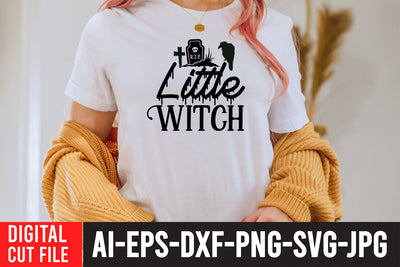 Little Witch SVG Design SVG BlackCatsMedia 