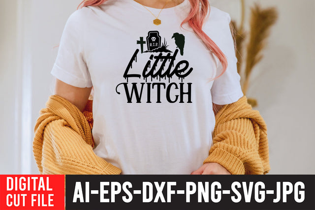 Little Witch SVG Design SVG BlackCatsMedia 