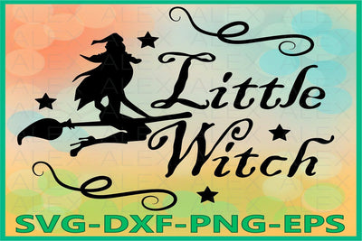 Little Witch Svg, Halloween Witches SVG AlexSVGStudio 