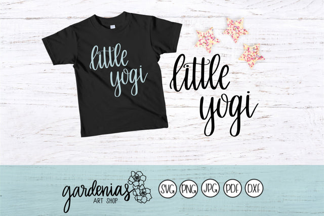 Little Yogi SVG Gardenias Art Shop 