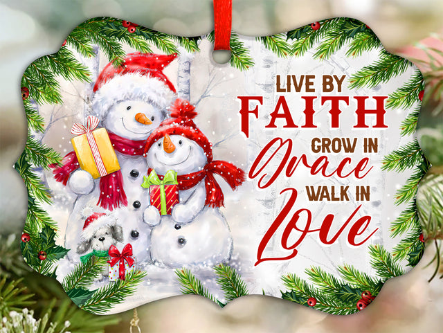 Live By Faith Grow In Grace Walk In Love Ornament PNG, Benelux Christmas Ornament, PNG Instant Download, Xmas Ornament Sublimation Designs Sublimation CaldwellArt 
