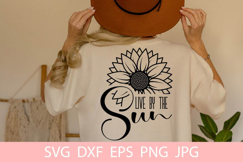 Live By The Sun Svg, Sunflower Svg Free For Commercial Use SVG Sintegra 