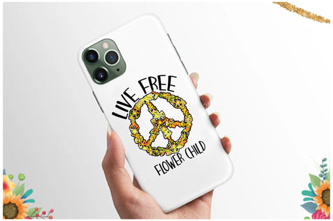 Live Free Flower Child Sublimation Sublimation Jagonath Roy 