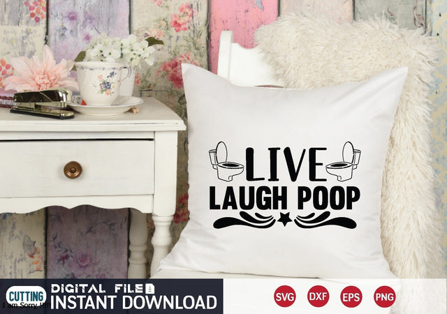 live laugh poop SVG md faruk hossain 