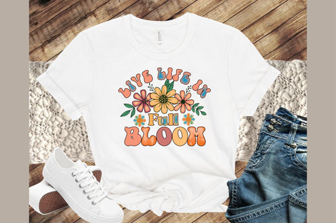 Live Life In Full Bloom Sublimation designartist 