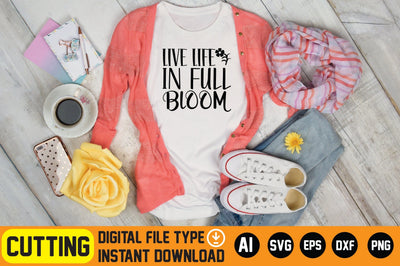Live Life in Full Bloom SVG CraftlabSvg29 