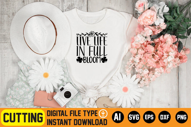 Live Life In Full Bloom SVG CraftlabSvg29 