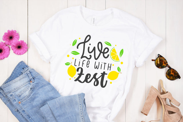Live Life With Zest SVG Cut File SVG dapiyupi store 