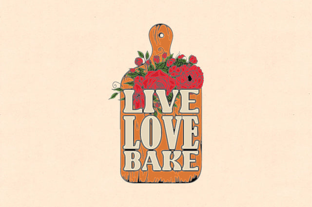Live Love Bake Sublimation Sublimation Jagonath Roy 