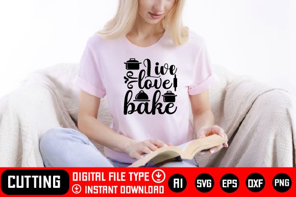 Live Love Bake SVG CraftlabSvg29 