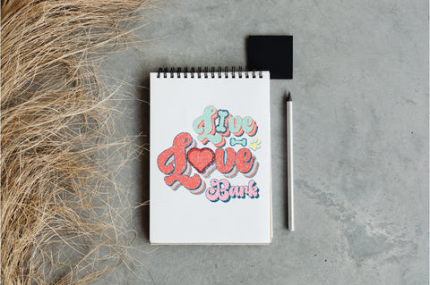 Live Love Bark Sublimation Sublimation Jagonath Roy 
