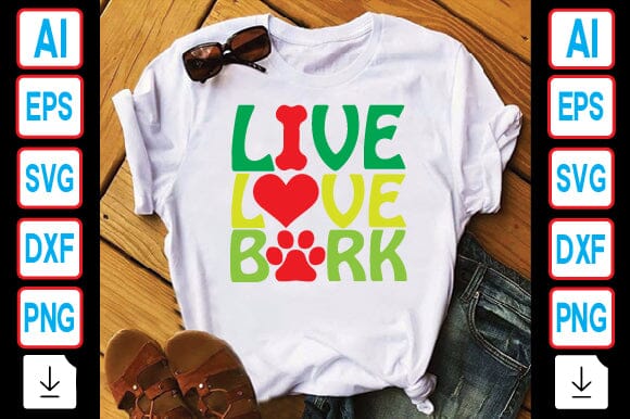Live Love Bark SVG Craftlabsvg24 