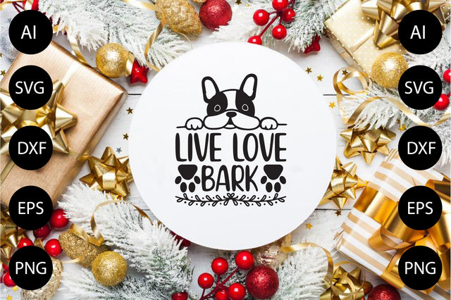 Live Love Bark SVG CraftlabSvg29 
