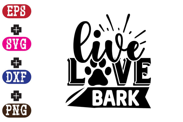 live love bark SVG Nurstore 