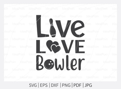 Live love Bowling svg, Bowling SVG, Bowling clipart, Bowling Svg Cut File, Bowling King svg, Bowling clipart, Bowling Png, Bowling mom svg, shart SVG Dinvect 