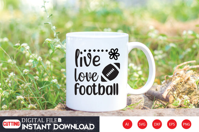 Live Love Football SVG CraftlabSvg29 