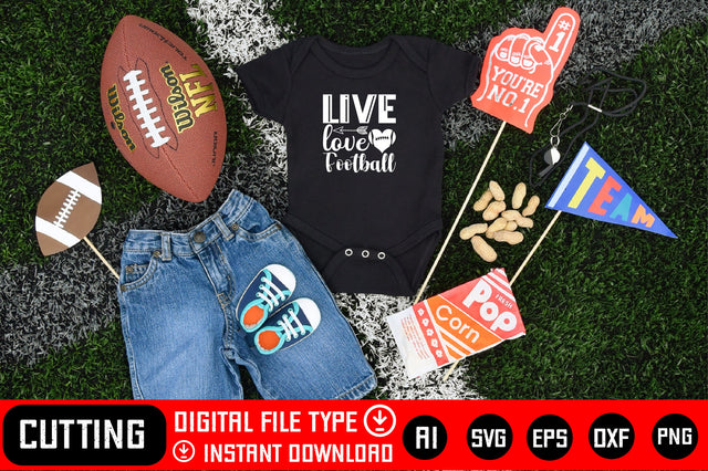 Live Love Football SVG CraftlabSvg29 