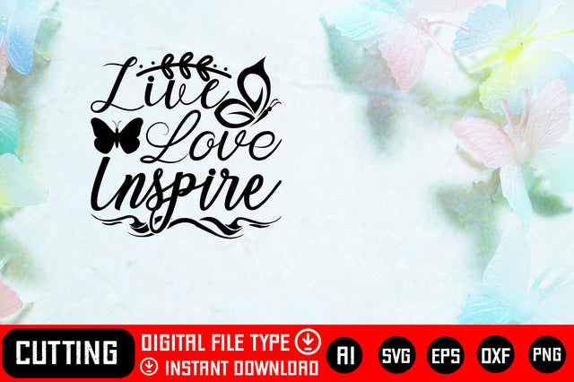 Live Love Inspire SVG CraftlabSvg29 