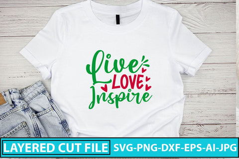 Live Love Inspire SVG Cut File SVG Syaman 