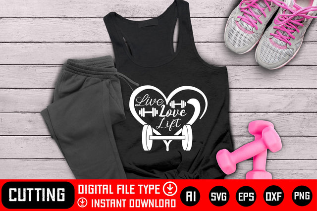 Live Love Lift SVG CraftlabSvg29 