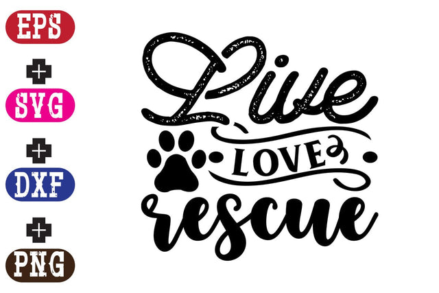 live love rescue SVG Nurstore 